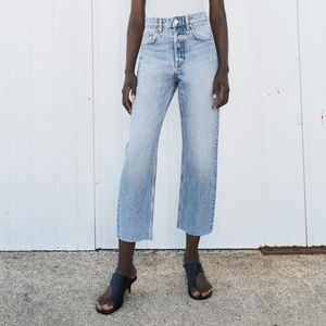 Zara Highwaist Straight Leg Size 8